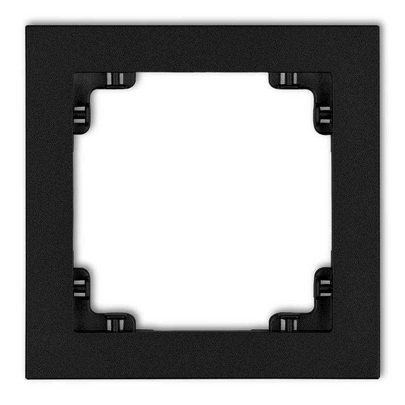 Universal 1-personers plastram DECO, svart