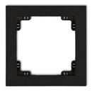 Universal 1-personers plastram DECO, svart