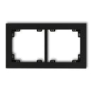 Universal 2-sits plastram DECO, svart