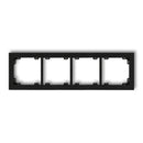 Universal 4-sits plastram DECO, svart