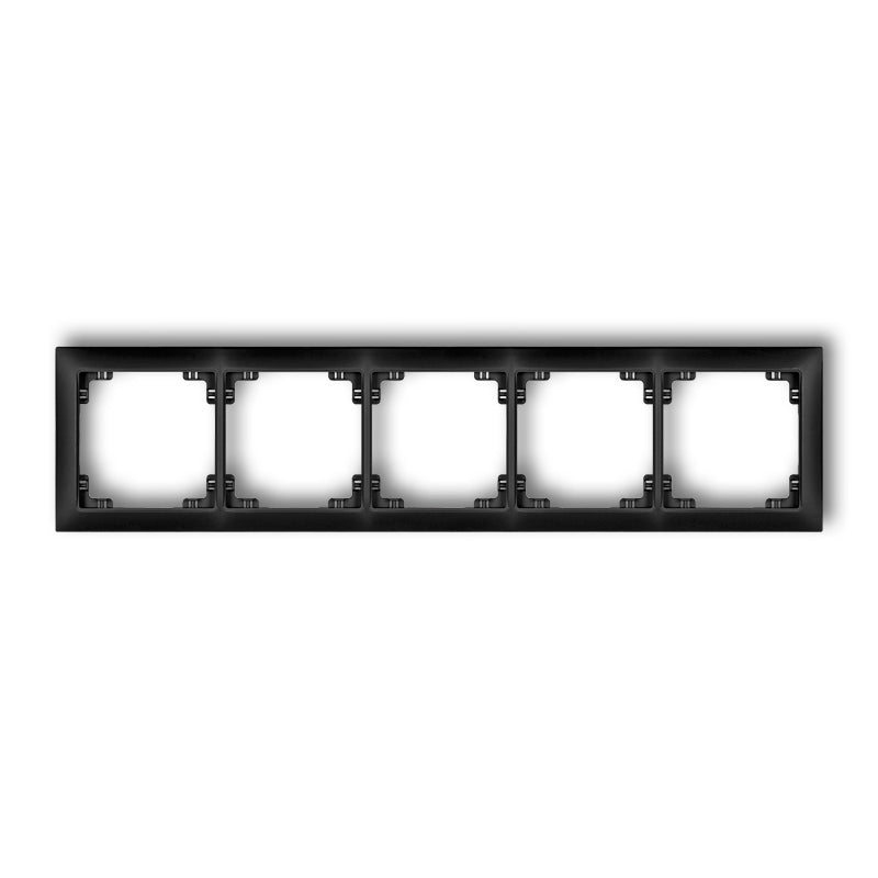 Universāls 5-vietīgs plastmasas rāmis DECO Soft