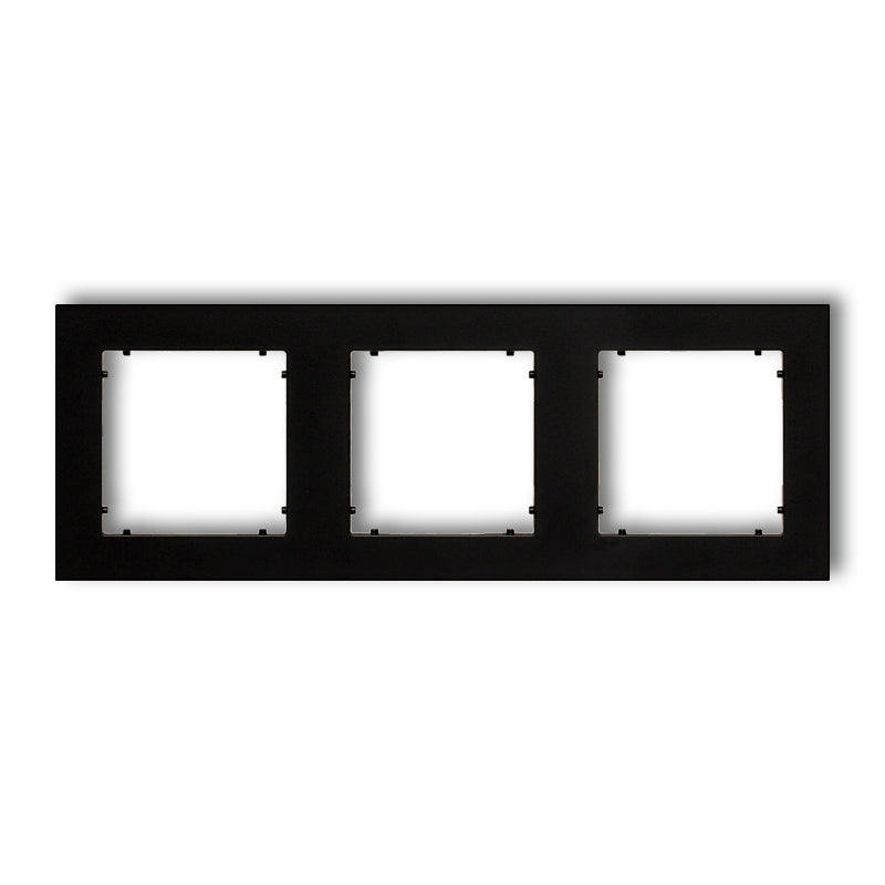 Universal 3-seater plastic frame MINI, black