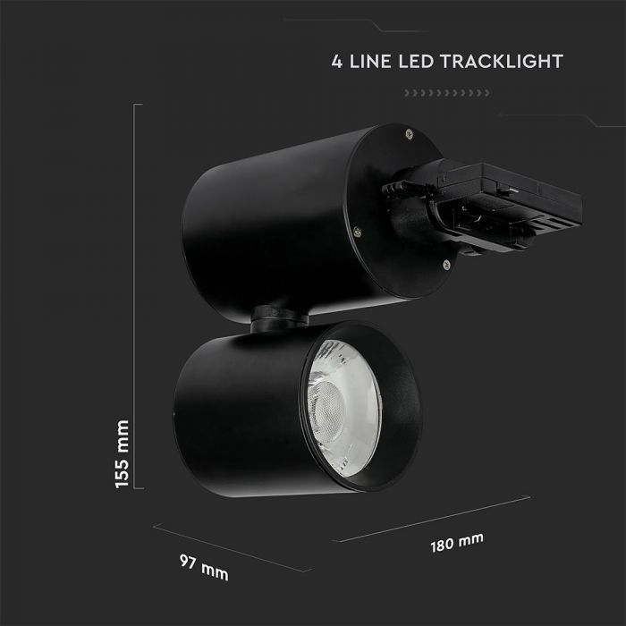 15W (1350Lm) LED valgusti, 5 aastat garantiid, IP20, V-TAC, 6400K külmvalge valgus