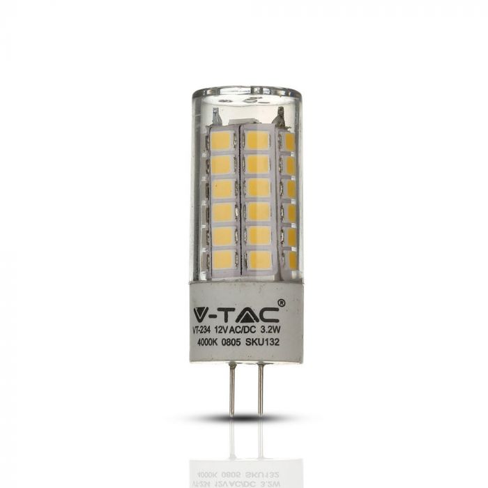 G4 3.2W(385Lm) LED Spuldze V-TAC SAMSUNG CHIP, garantija 5 gadi, auksti balta gaisma 6400K