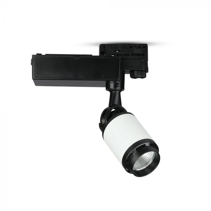 10W(800Lm) LED track light (sliežu prožektors), IP20, V-TAC, auksti balta gaisma 6400K