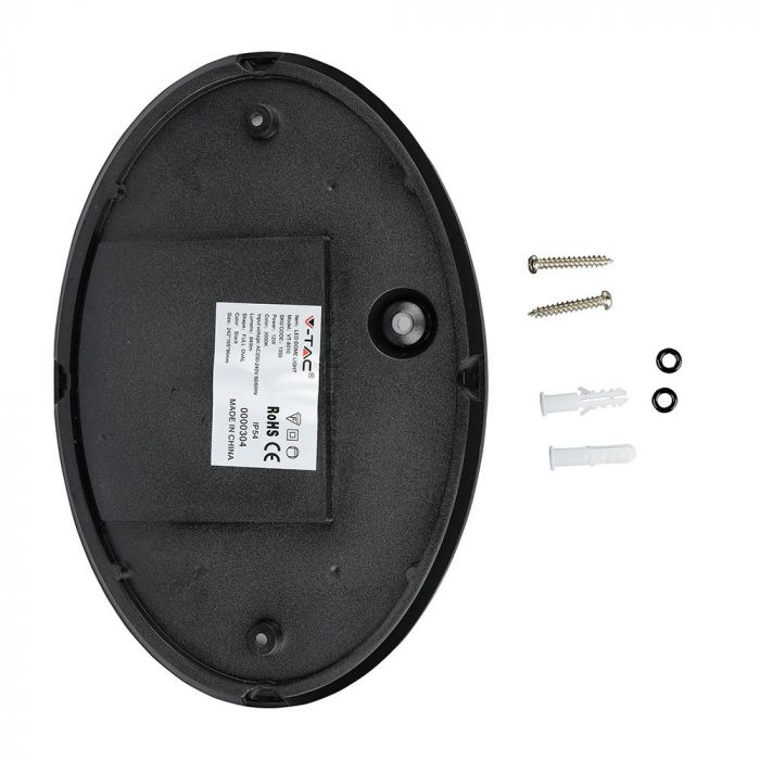 12W(840Lm) LED ceiling light, IP54, oval, V-TAC, warm white light 3000K