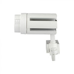 35W(2900Lm) profesionālais LED CREE sliežu prožektors 3 fāžu, IP20, V-TAC, auksti balta gaisma 6500K