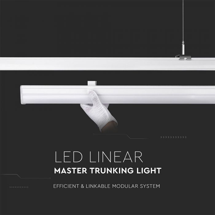 50W(8000Lm) LED linjär strålkastare V-TAC Master, 120°, 5 års garanti, PRO, IP20, utan kontakt (kabelanslutning), neutralvitt ljus 4000K