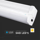 50W(8000Lm) LED linjär strålkastare V-TAC Master, 120°, 5 års garanti, PRO, IP20, utan kontakt (kabelanslutning), neutralvitt ljus 4000K