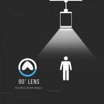 50W(8000Lm) extension for linear luminaire 1360, 90°, A++, warranty 5 years, PRO, IP20, without plug (cable connection), neutral white light 4000K