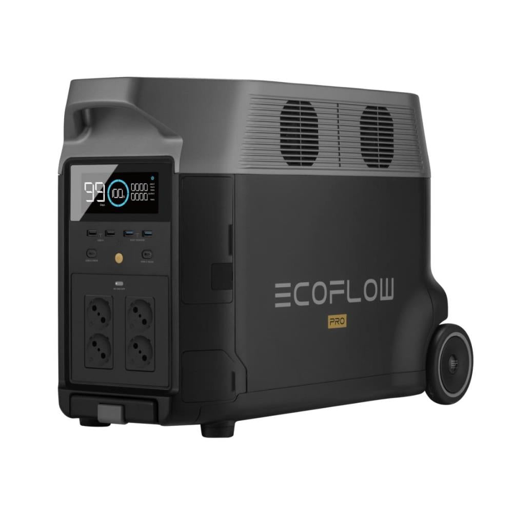 Pārvietojama uzlādes stacija/akumulators (EcoFlow DELTA PRO) akumulatora ietilpība 3600Wh, EcoFlow