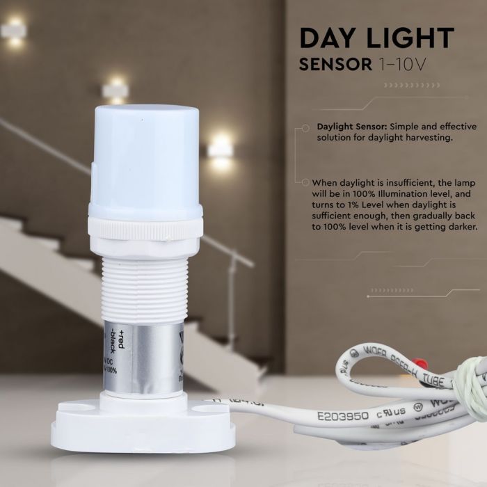 LED-valgusandur, sisseehitatud, dimmer (hämarusandur), reguleeritav, 1-10V, valge, V-TAC