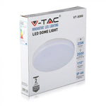 25W(2000Lm) LED ceiling light, IP44, round, V-TAC, cold white light 6400K