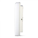 25W(2500Lm) V-TAC SAMSUNG LED plafons, kvadrāta, balts, IP44, IK08, neitrāli balta gaisma 4000K