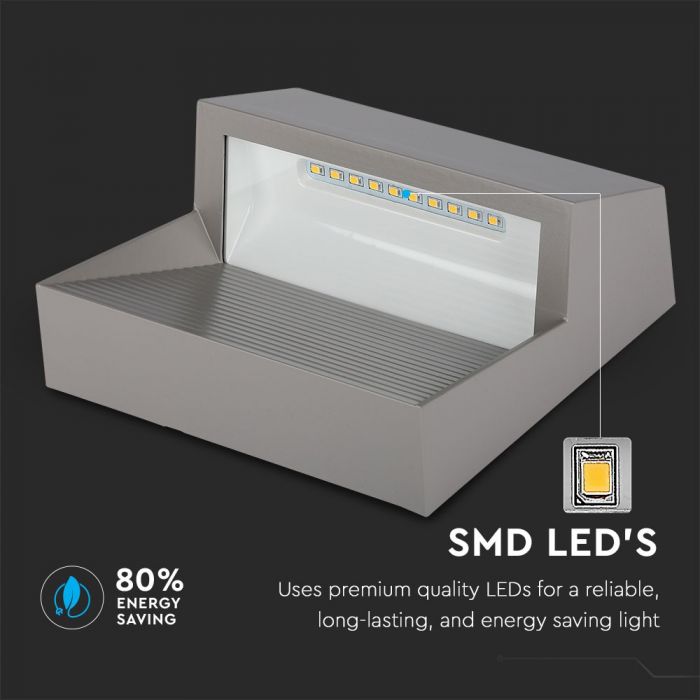 3W(210Lm) LED trepikoda, kandiline, V-TAC, IP65, neutraalne valge 4000K