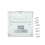 3W(210Lm) LED Kāpņu gaismeklis, kvadrāta, V-TAC, IP65, neitrāli balta gaisma 4000K