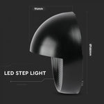 3W(210Lm) LED Stair light, round, V-TAC, IP65, neutral white light 4000K