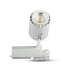 Sample sale_45W(3000Lm) LED COB track spotlight, variable light temperature 2800K/4000K/6000K, dimmable, IP20, V-TAC