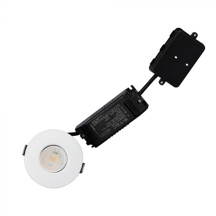 10W(850Lm) LED BLUETOOTH iebūvējams Kāpņu gaismeklis, apaļš, balts, V-TAC, IP65, 2700-6500K