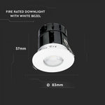 10W(850Lm) LED BLUETOOTH infälld trapphusarmatur, rund, vit, V-TAC, IP65, 2700-6500K