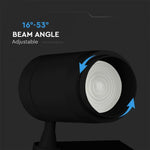 35W(2350Lm) LED track spotlight with BLUETOOTH, changeable light temperature, IP20, V-TAC
