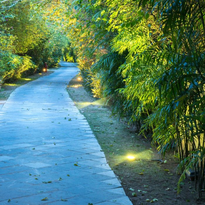 Садовый светодиодный светильник 1W(10Lm) 12V, IP67, V-TAC, холодный белый 6400K