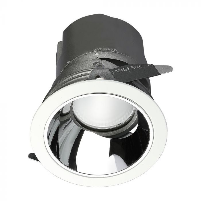 35W(2300Lm) LED griestu gaismeklis viesnīcām ar COB CREE diodi, garantija 5 gadi, IP20, CRI>95, V-TAC, silti balta gaisma 3000K