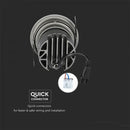 35W(2300Lm) LED griestu gaismeklis viesnīcām ar COB CREE diodi, garantija 5 gadi, IP20, CRI>95, V-TAC, silti balta gaisma 3000K