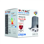 35W(2300Lm) LED griestu gaismeklis viesnīcām ar COB CREE diodi, garantija 5 gadi, IP20, CRI>95, V-TAC, neitrāli balta gaisma 4000K