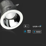 6W(400Lm) LED griestu gaismeklis viesnīcām ar COB CREE diodi, garantija 5 gadi, IP20, CRI>95, V-TAC, neitrāli balta gaisma 4000K