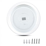 40W(2800Lm) LED V-TAC SMART WIFI Rund kupolarmatur, IP20, vit, dimbar, kompatibel med Google home och Amazon Alexa