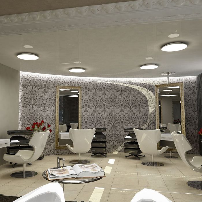 Круглый купольный светильник 60W(4200Lm) LED V-TAC SMART WIFI с пультом ДУ, IP20, белый, диммируемый, совместим с Google home и Amazon Alexa