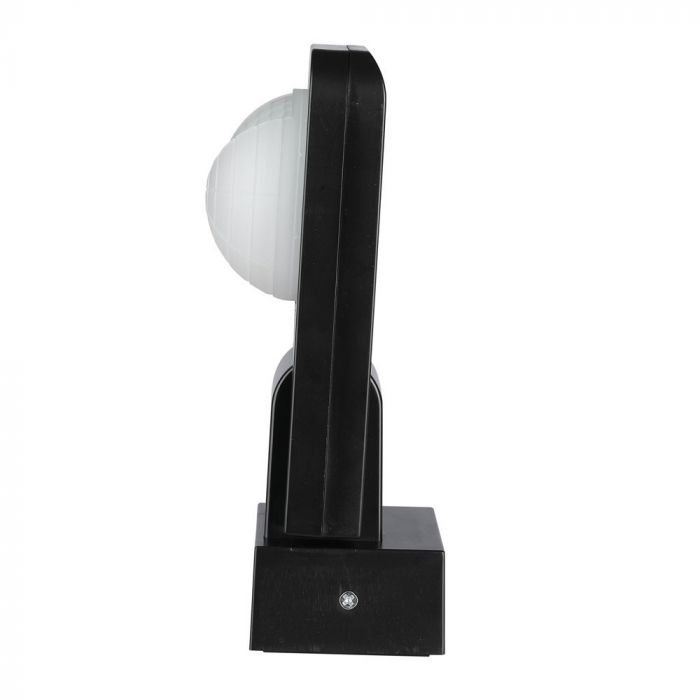 Infrared sensor, rotatable, black, adjustable time, LUX, Max 1000W LED, 360°, IP65, V-TAC