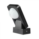 Infrared sensor, rotatable, black, adjustable time, LUX, Max 1000W LED, 360°, IP65, V-TAC