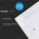 LED mikroviļņu kustības sensors, iebūvējams, balts, IP20, Max.1200W/300W LED, V-TAC