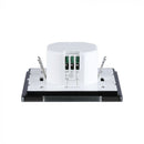 Светодиодный микроволновый датчик движения, встраиваемый, черный, IP20, макс.1200Вт/300Вт LED, V-TAC