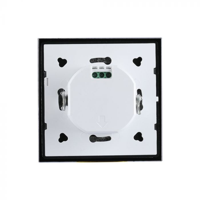 Светодиодный микроволновый датчик движения, встраиваемый, черный, IP20, макс.1200Вт/300Вт LED, V-TAC