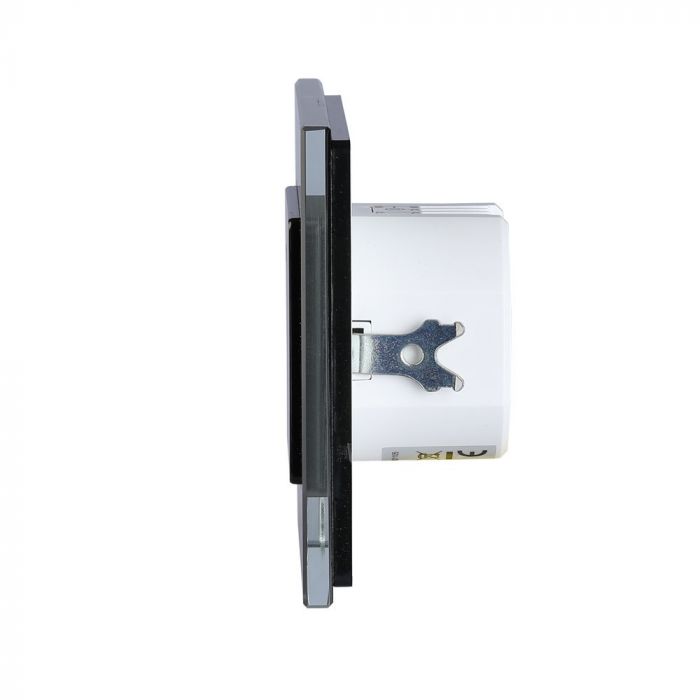 Светодиодный микроволновый датчик движения, встраиваемый, черный, IP20, макс.1200Вт/300Вт LED, V-TAC