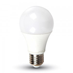 E27 9W(725Lm) LED Spuldze, A60, V-TAC SAMSUNG PRO, A58, garantija 5 gadi, silti balta gaisma 3000K