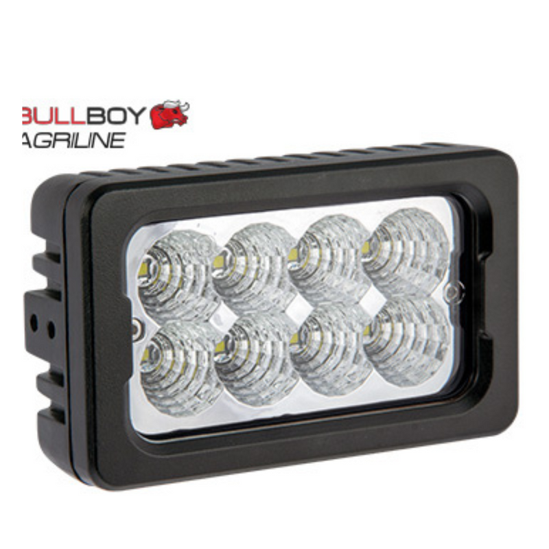 BULLPRO 80W(6800Lm) 9-32V LED CREE лампа, IP68, черный, холодный белый 6000K, 155/90/94 мм