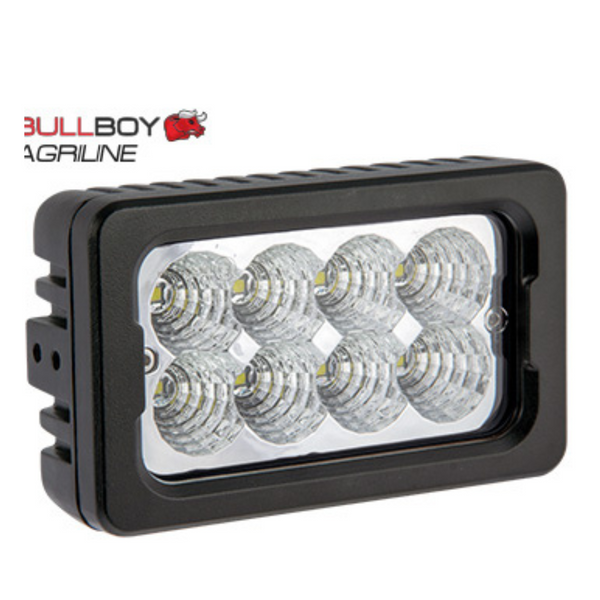 BULLPRO 80W(6800Lm) 9-32V LED CREE lamp, IP68, must, jaheda valge 6000K, 155/90/94 mm