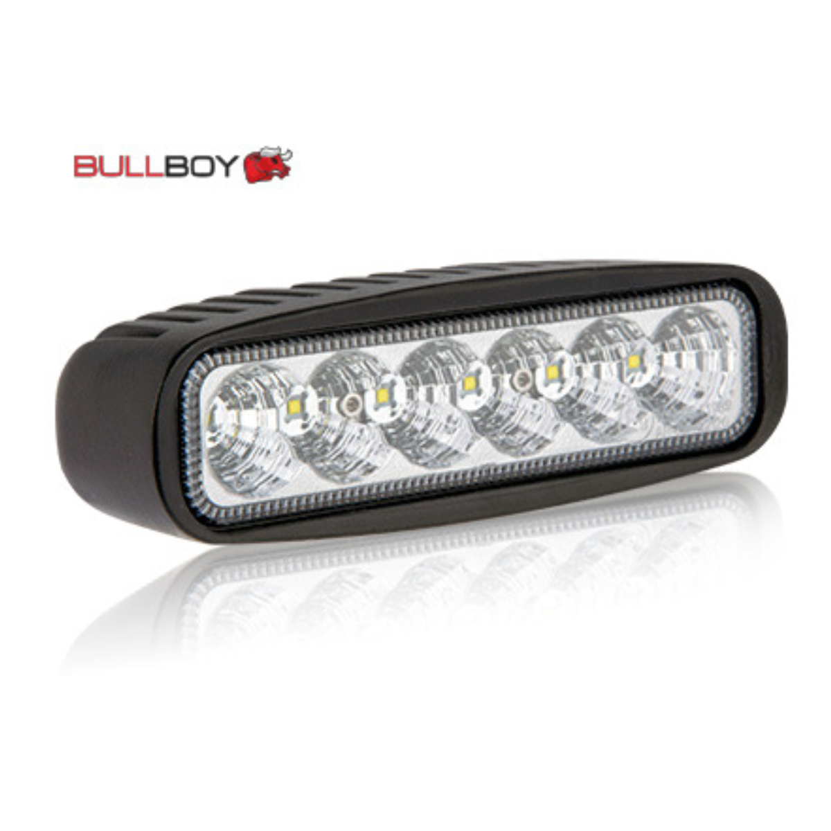 BULLBOY 18W(1440Lm) 9-32V LED töövalgusti, 60°, must, jaheda valge valgus 6000K