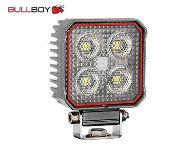 BULLBOY 24W(2750Lm) LED darba lukturis, IP67/69, R10, CE, RoHS, auksti balta gaisma 5700K