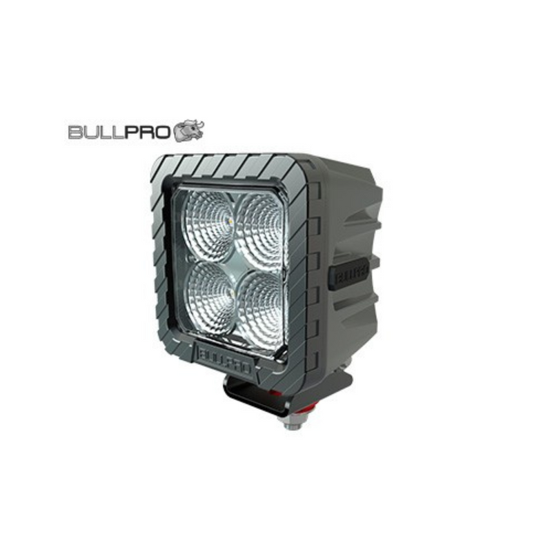 80W(5500Lm) LED CREE darba lukturis, IP68, ADR, EMC CISPR 25 Class 5, auksti balta gaisma 6000K, 103/103/70 mm