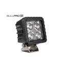 80W(5500Lm) LED CREE darba lukturis, IP68, ADR, EMC CISPR 25 Class 5, auksti balta gaisma 5000K,107/127/70 mm