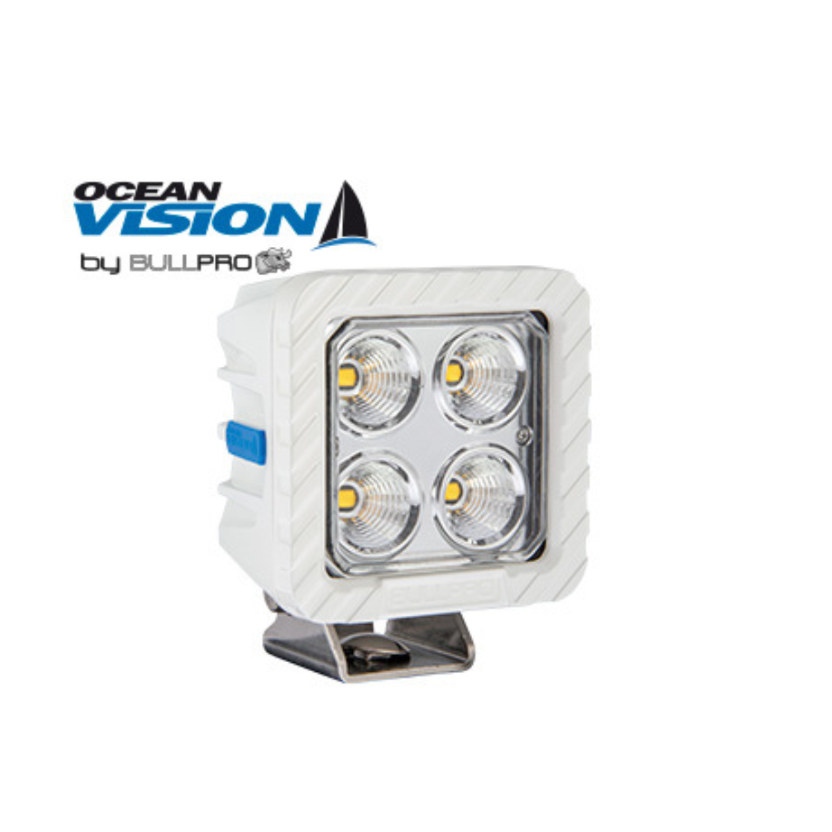 80W(5500Lm) LED CREE darba lukturis laivām, IP68, ADR, EMC CISPR 25 Class 5, neitrāli balta gaisma 4000K