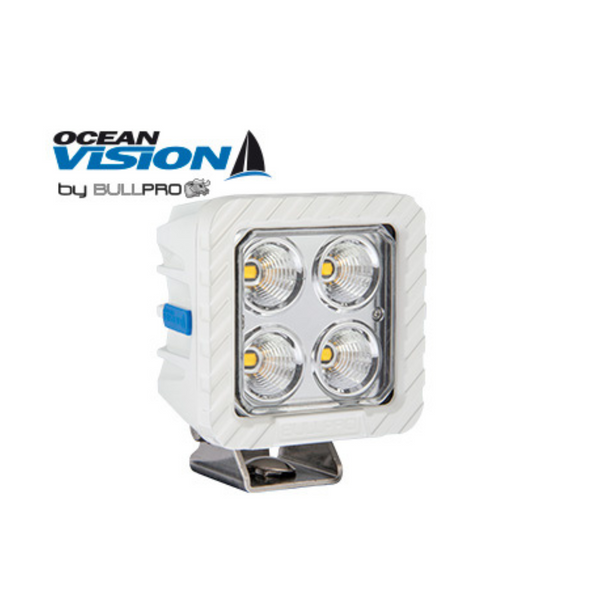 80W(5500Lm) LED CREE darba lukturis, IP68, ADR, EMC CISPR 25 Class 5, neitrāli balta gaisma 4000K