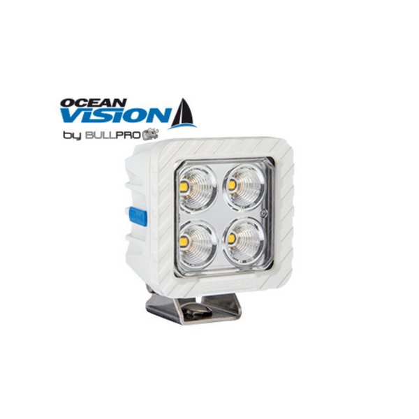 80W(5500Lm) LED CREE darba lukturis, IP68, ADR, EMC CISPR 25 Class 5, balts, neitrāli balta gaisma 4000K