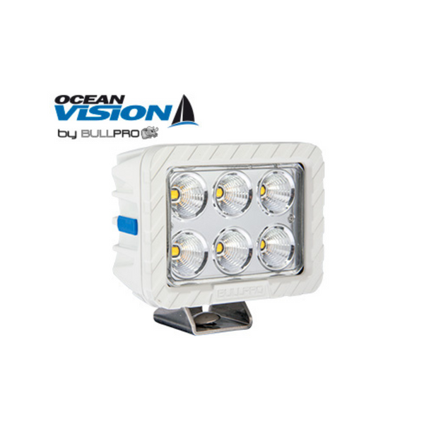 120W(7000Lm) LED CREE work light, white, IP68, ADR, EMC CISPR 25, Class 5, neutral white light 4000K, 139/127/70 mm