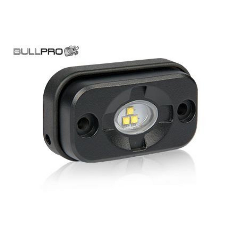 BULLPRO 15W(1260Lm) LED CREE лампа, 12V 0.38A, провод 1000mm, IP67/IP69K, R10, CE, RoHS, холодный белый свет 6000K